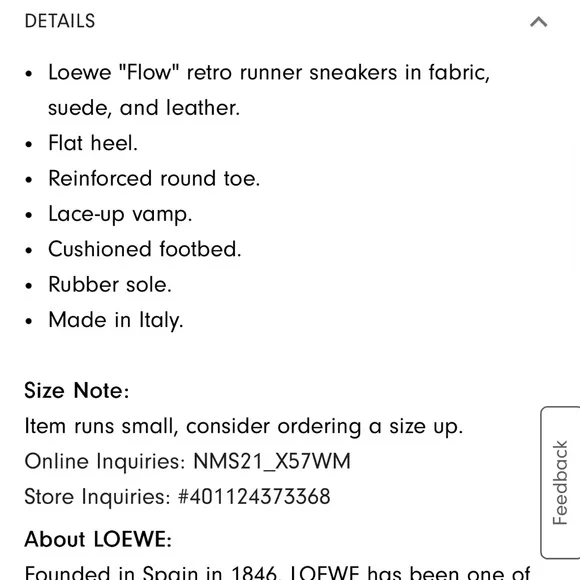 Loewe Flow Retro Sneakers - 8/38 White - Picture 6 of 10